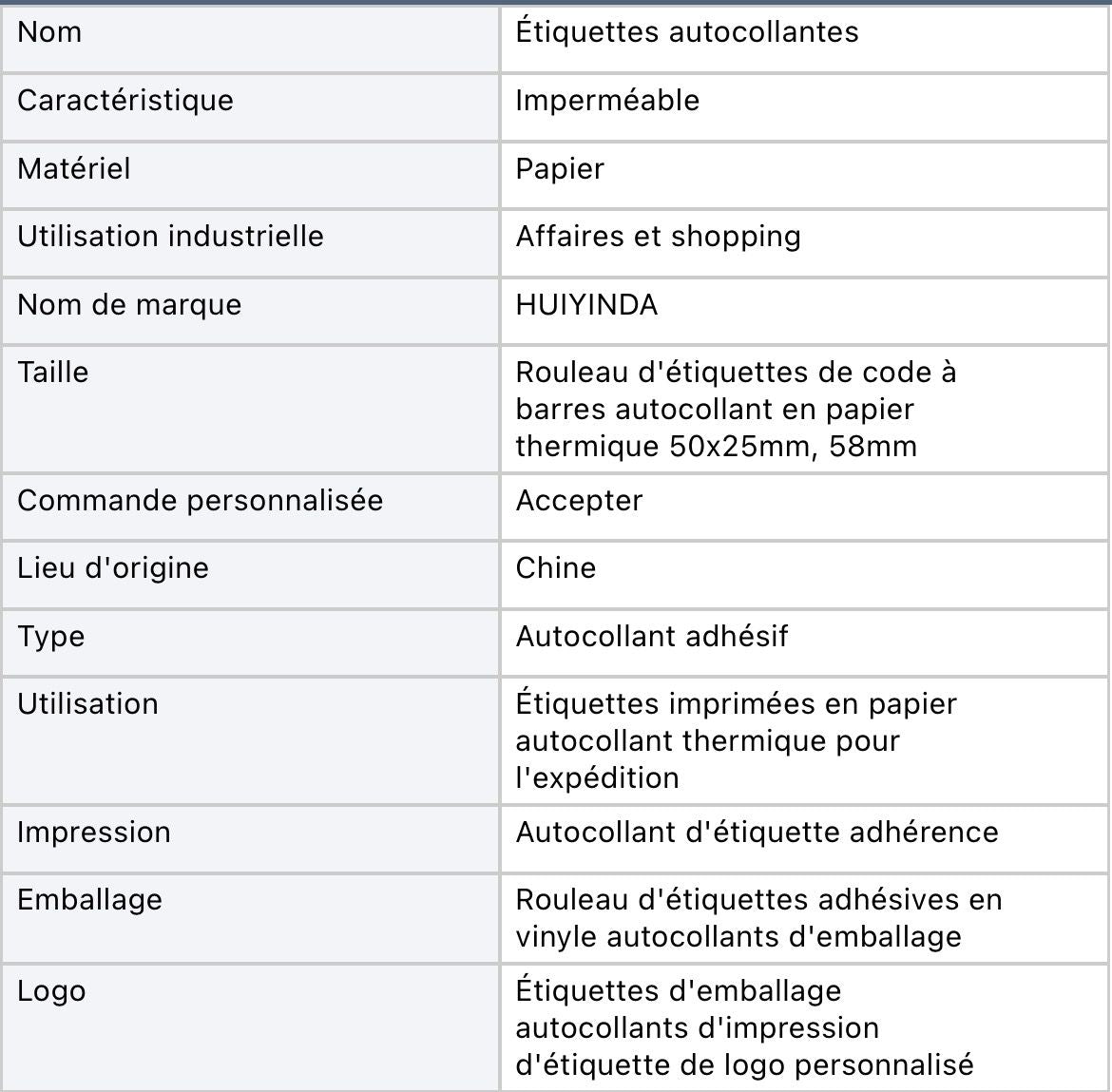 Étiquette de Livraison – Expédition Rapide & Suivie