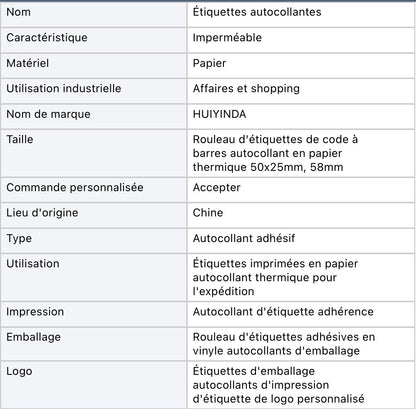 Étiquette de Livraison – Expédition Rapide & Suivie